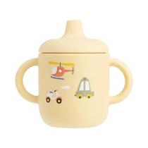 Copo De Alimentação Para Bebês Em Silicone, Copo De Treinamento À Prova De Vazamentos Com Alça,