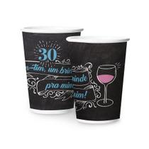 Copo de Aniversário 30 anos - 8 Unidades