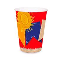 Copo de Aniversário Festa Junina 240 Ml Kit Com 08 Unidades