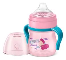 Copo De Aprendizado Com Alça Evolution 150Ml Rosa - Lillo