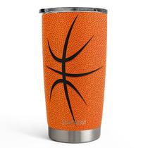 Copo de basquete SANDJEST 20 oz de aço inoxidável isolado Copo de basquete SANDJEST 20 oz de aço inoxidável isolado