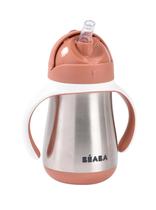 Copo de Bebida Béaba com Canudo de Aço Inoxidável 250 ml Copo de Bebida Béaba com Canudo de Aço Inoxidável 250 ml