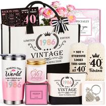Copo de Bebida Giftota Aniversário de 40 Anos Vintage 1986 Conjunto