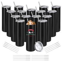 Copo de Bebida YOUKE OLA Kit com 16 Peças 591 ml Aço Inoxidável