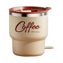 Copo De Café De Aço Inoxidável Isolado Portátil Com Dupla Camada Para Leite, Vedado Para Água Quente