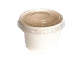 Copo de Café de Papel Térmico Biodegradável 50 ml com Tampa para Delivery 100 unidades Copo de Café de Papel Térmico Biodegradável 50 ml com Tampa para Delivery 100 unidades
