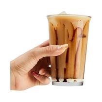 Copo De Café De Vidro Transparente Caneca De Latte Bebida De Suco Leite Utensílios Domésticos