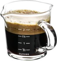 Copo de café expresso QWORK 90 ml com alça, pacote com 2 unidades de borosilicato