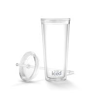 Copo de café gelado Mr. Coffee 650 ml Clear Lid Straw