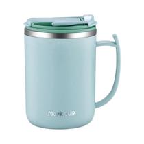 Copo De Café Isolado De Aço Inoxidável De 500ml Com Dupla Camada E Alça, Copo De Água Portátil