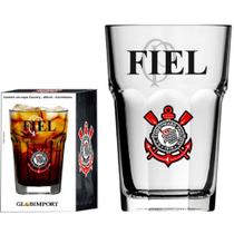 Copo de Cerveja Corinthians FIEL Vidro 400ml