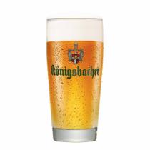 Copo De Cerveja Rótulo Frases Konigsbacher 0,20 Cinza Vidro 280ml - Ruvolo