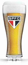 Copo de Cerveja São Paulo FC Chuteira Vidro 370ml - Globimport