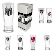 Copo De Cerveja Tulipa Chopp Licenciado Times de Futebol 300ml