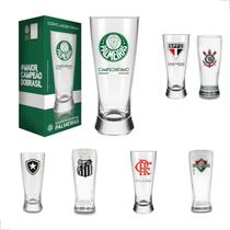 Copo De Cerveja Tulipa Chopp Licenciado Times de Futebol 300ml