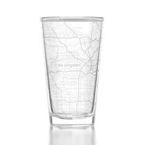 Copo de cerveja Well Told Mapa de Los Angeles 470 ml transparente