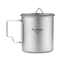 Copo De Chá E Café Portátil De Titânio Leve E Dobrável Para Camping, Caminhadas E Viagens Pela