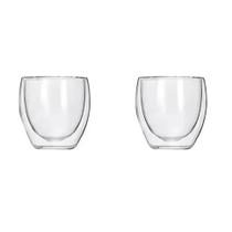 Copo De Chá Parede Dupla Soft 250Ml 2 Peças - Dolce Home Copo De Chá Parede Dupla Soft 250Ml 2 Peças - Dolce Home