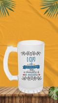 Copo de Chopp de Vidro Jateado Fosco Personalizado - 475ml Copo de Chopp de Vidro Jateado Fosco Personalizado - 475ml