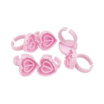 Copo De Cola Plástico Descartável Em Forma De Coração Para Extensão De Cílios Suporte Para Pigmento - PANLWJ