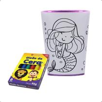 Copo De Colorir Com Giz - Color Cup - Lavável - 01 Und SEREIA Copo De Colorir Com Giz - Color Cup - Lavável - 01 Und SEREIA