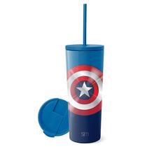 Copo de copo isolado Simple Modern Marvel Captain Marvel 710 ml