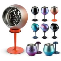 Copo De Coquetel 2 Em 1 TR-020 414ml Vinho Removível Forma De U Isolamento Duplo Aço Inoxidável 304