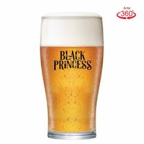 Copo de Cristal Black Princess Blond Weiss para Cerveja 568ml, Ruvolo