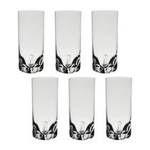 Copo De Cristal Bohemia Para Água e Suco 300 ml Trio 18 Peças