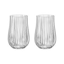 Copo de Cristal Bohemia Para Água e Suco 450 ml Tulipa Optic 2 Peças Copo de Cristal Bohemia Para Água e Suco 450 ml Tulipa Optic 2 Peças