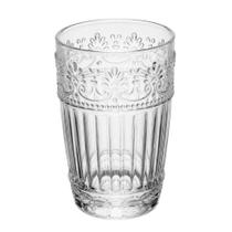 Copo De Cristal Para água Suco Mauve 350ml Transparente Wolff