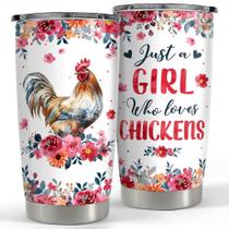 Copo de frango isolado de aço inoxidável SANDJEST de 20 onças