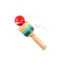 Copo de habilidade de madeira infantil Kendama Ball Balance Game Kids Competition Toy Copo de habilidade de madeira infantil Kendama Ball Balance Game Kids Competition Toy