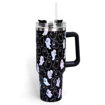 Copo de Halloween de aço inoxidável Whaline de 40 onças com alça