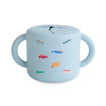 Copo de Lanche de Silicone Mushie Antivazamento 400 ml 9x14x8 cm