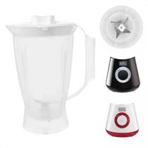 Copo De Liquidificador Black Decker Le 420 Le450 L 3B2 Translúcido Tampa Branca