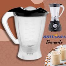 Copo de Liquidificador Britânia Diamante Translucido preto / Electrolux Chef.
