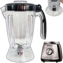 Copo de Liquidificador Britânia Eletronic Sem Filtro Cristal - Tampa Preta Copo de Liquidificador Britânia Eletronic Sem Filtro Cristal - Tampa Preta