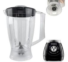 Copo De Liquidificador Compatível Mondial Power Black Mondial Dinamico Line L28 L26 Preto - Micromax
