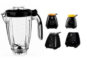 Copo De Liquidificador Electrolux Easyline Cristal BBR12/20/30/40 Preto Cristal Completo C/ Tampa E Faca