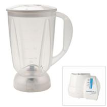 Copo de Liquidificador Mallory Tornado Clean Translúcido - Tampa Branca