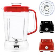 Copo de Liquidificador Original Philco Multiprocessador PMP1600 Vermelho