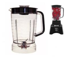 Copo de Liquidificador Philco PLQ 1414 1400W Cristal Preto