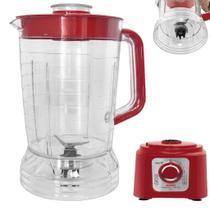 Copo de Liquidificador serve para Arno Power Max 1000w Arno Mult Chef 600w Ln55 4 Em 1 Cristal