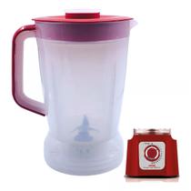 Copo de Liquidificador Serve Para Arno Power Max 1000W e 700W Translúcido Vermelho Copo de Liquidificador Serve Para Arno Power Max 1000W e 700W Translúcido Vermelho