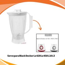 Copo de Liquidificador serve para Black Decker Le 420 Le 450 L10 L3 Copo de Liquidificador serve para Black Decker Le 420 Le 450 L10 L3