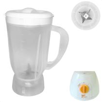 Copo De Liquidificador Translúcido Faet Shake Translucido Tampa Branca