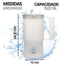 Copo de Liquidificador Walita Roma Firenze Clean Premium 535 - Tampa Branca