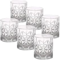 Copo de Luxo Para Uísque Vidro Transparente Fabolous 6 Peças Copo de Luxo Para Uísque Vidro Transparente Fabolous 6 Peças