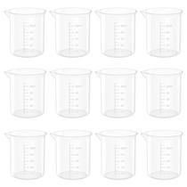 Copo de medição Transparent Lab 50mL, copo de plástico x36 Copo de medição Transparent Lab 50mL, copo de plástico x36